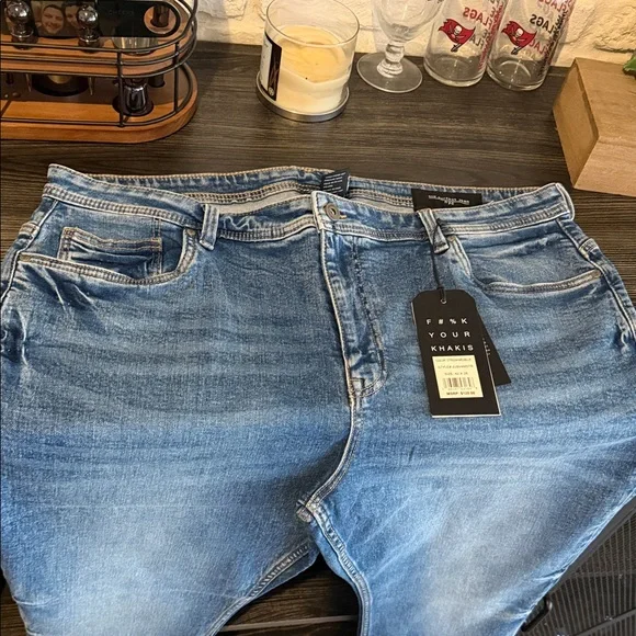 Men's Light Blue Bootcut Jeans by F Your Khakis - Picture 3 of 6